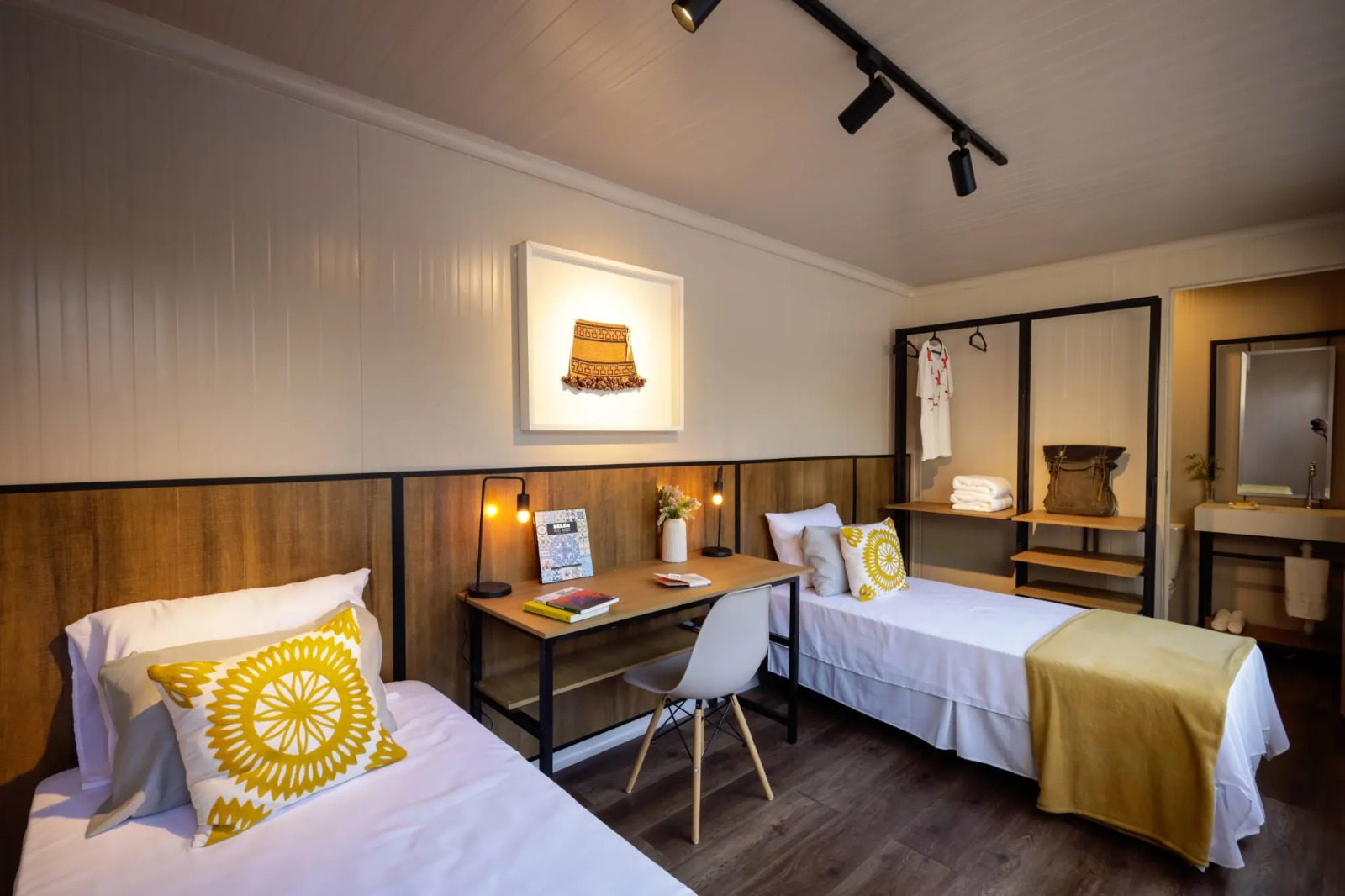 Quarto de umas hospedagem do Aribnb