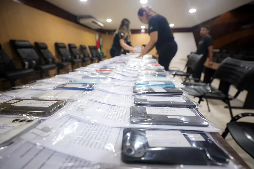 Celulares recuperados