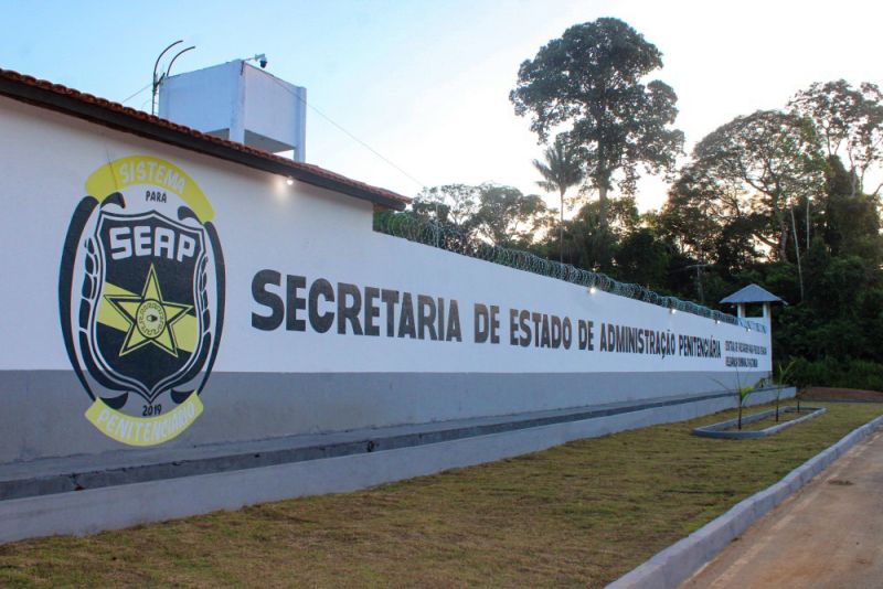 Foto da fachada da secretaria de estado de administração penitênciaria