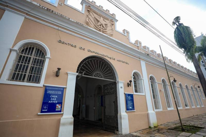 Fachada da Casa das Artes em Belém