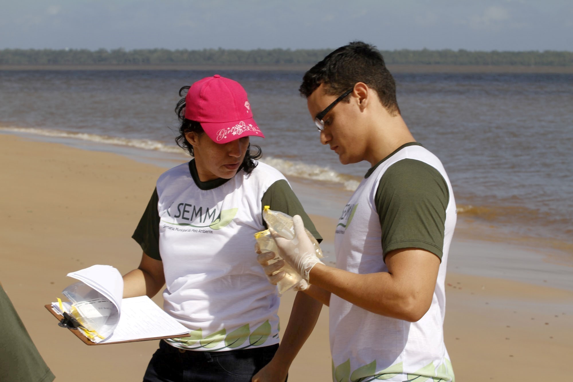 Testes de balneabilidade realizados pela Secretaria Municipal de Meio Ambiente (Semma)