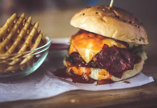 Foto de Hambúguer e Batata frita