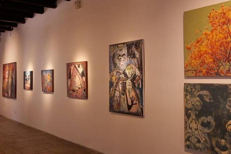 exposição de pinturas