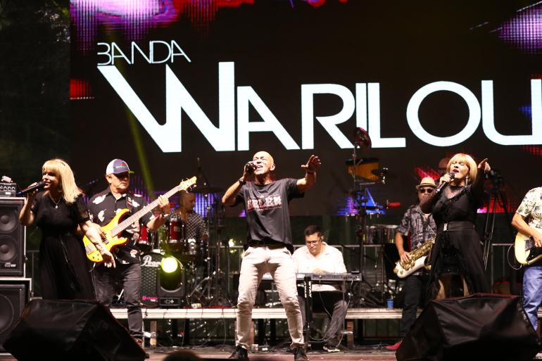 A banda Warilou foi uma das atrações da noite (Foto: Thiago Ferreira / Portal Cultura)