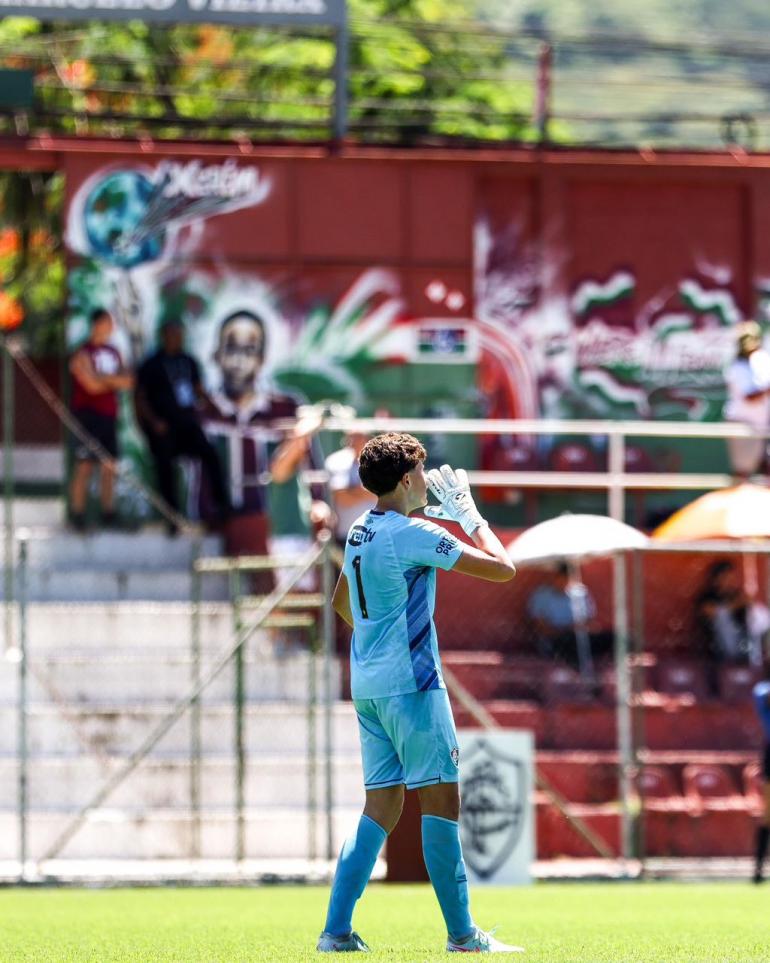 Zafir Ayan em campo pelo Fluminense (Foto: Betinho Júnior)