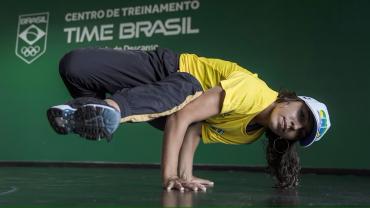 Atleta brasileira de breaking